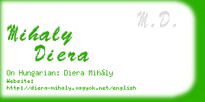 mihaly diera business card